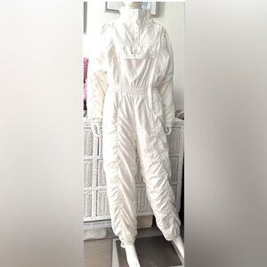 Vintage 1985 Luhta World Cup Alpine Downhill Ski Suit Vald’isere in white size 8